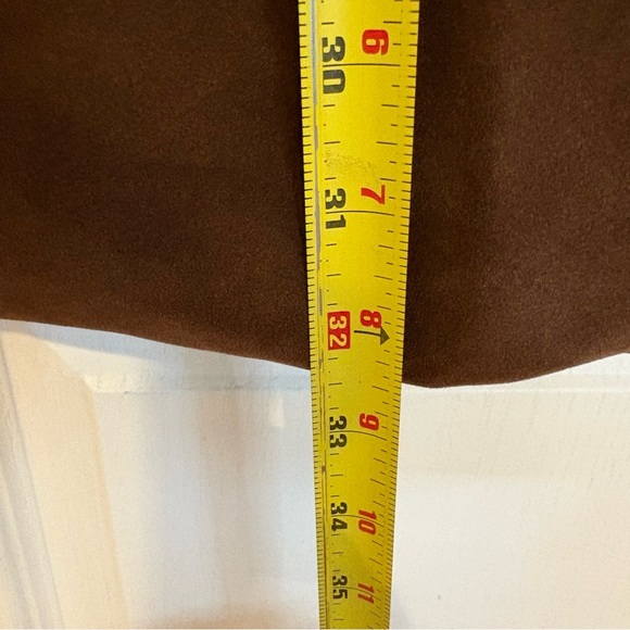 NWT We The Free Paper Cut Faux Blazer In Brown Bear Chocolate Brown - Picture 8 of 12